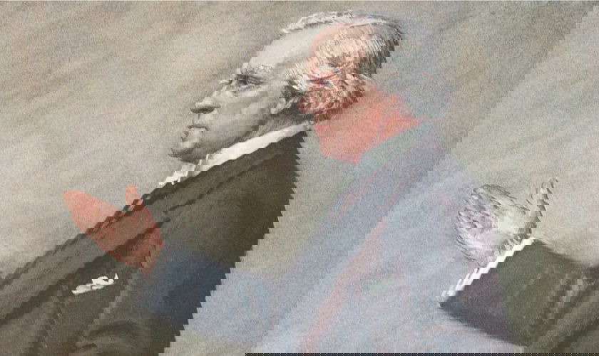 Image shows a portrait of Herbert Asquith.