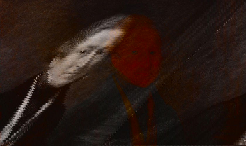 Image shows a portrait of Robert Peel