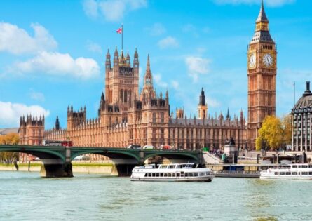 The Palace of Westminster near our London Summer School